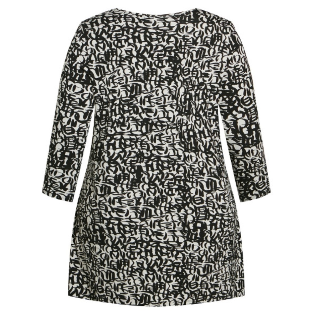 ARNA York Valerie Print Go Crazy Tunic Top  (R04.5) - Picture 4 of 9